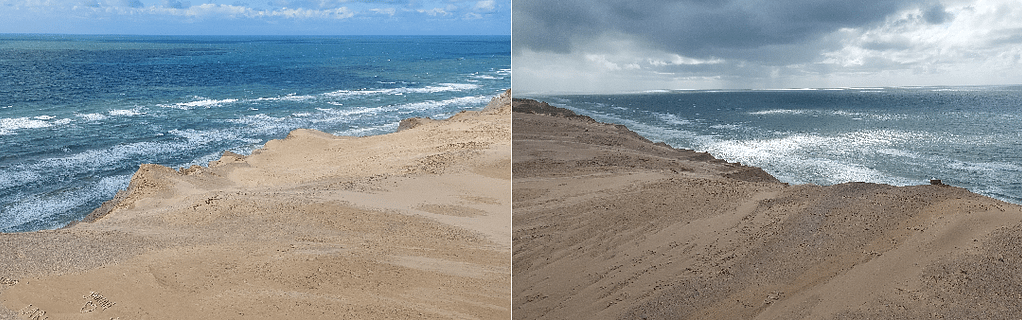 deux temps différents au même endroit