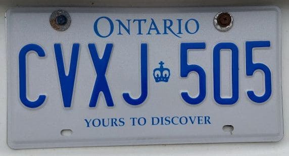Plaque Ontario